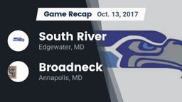 Recap: South River  vs. Broadneck  2017