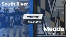 Matchup: South River vs. Meade  2018