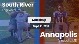 Matchup: South River vs. Annapolis  2018