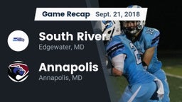 Recap: South River  vs. Annapolis  2018