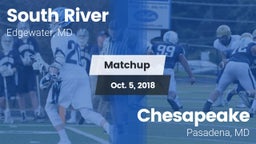Matchup: South River vs. Chesapeake  2018