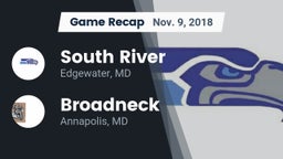 Recap: South River  vs. Broadneck  2018