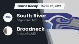 Recap: South River  vs. Broadneck  2021