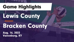 Lewis County  vs Bracken County Game Highlights - Aug. 16, 2022