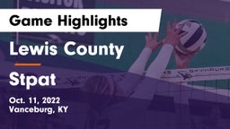 Lewis County  vs Stpat Game Highlights - Oct. 11, 2022