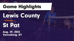 Lewis County  vs St Pat Game Highlights - Aug. 29, 2023