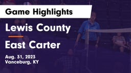 Lewis County  vs East Carter  Game Highlights - Aug. 31, 2023