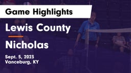 Lewis County  vs Nicholas Game Highlights - Sept. 5, 2023