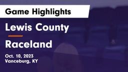 Lewis County  vs Raceland  Game Highlights - Oct. 10, 2023