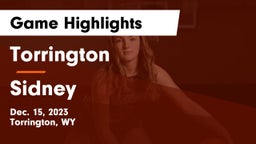 Torrington  vs Sidney  Game Highlights - Dec. 15, 2023