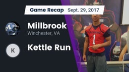 Recap: Millbrook  vs. Kettle Run  2017