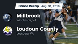 Recap: Millbrook  vs. Loudoun County  2018