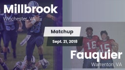 Matchup: Millbrook vs. Fauquier  2018