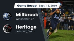 Recap: Millbrook  vs. Heritage  2019