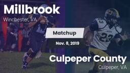 Matchup: Millbrook vs. Culpeper County  2019
