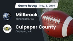 Recap: Millbrook  vs. Culpeper County  2019