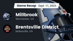 Recap: Millbrook  vs. Brentsville District  2023