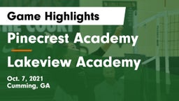 Pinecrest Academy  vs Lakeview Academy  Game Highlights - Oct. 7, 2021