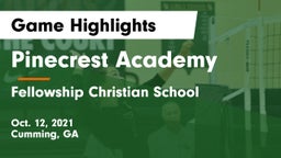 Pinecrest Academy  vs Fellowship Christian School Game Highlights - Oct. 12, 2021