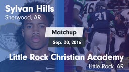 Matchup: Sylvan Hills vs. Little Rock Christian Academy  2016