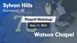 Matchup: Sylvan Hills vs. Watson Chapel 2016
