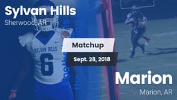 Matchup: Sylvan Hills vs. Marion  2018