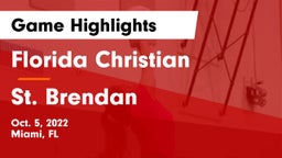 Florida Christian  vs St. Brendan  Game Highlights - Oct. 5, 2022