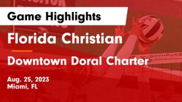 Florida Christian  vs Downtown Doral Charter  Game Highlights - Aug. 25, 2023