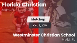 Matchup: Florida Christian vs. Westminster Christian School 2019