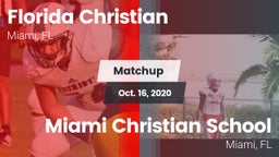 Matchup: Florida Christian vs. Miami Christian School 2020