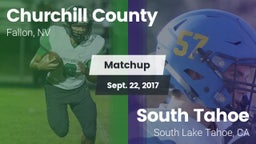 Matchup: Churchill County vs. South Tahoe  2017