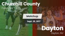 Matchup: Churchill County vs. Dayton  2017