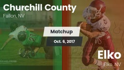 Matchup: Churchill County vs. Elko  2017