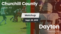 Matchup: Churchill County vs. Dayton  2018