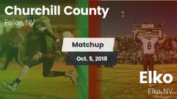 Matchup: Churchill County vs. Elko  2018
