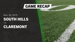 Recap: South Hills  vs. Claremont  2015
