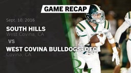 Recap: South Hills  vs. West Covina Bulldogs- OEC 2016