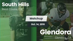 Matchup: South Hills vs. Glendora  2016