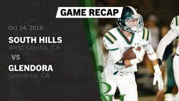 Recap: South Hills  vs. Glendora  2016