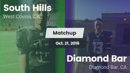 Matchup: South Hills vs. Diamond Bar  2016