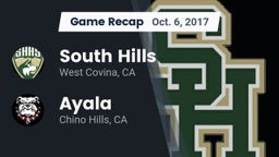Recap: South Hills  vs. Ayala  2017