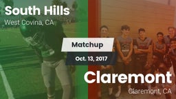 Matchup: South Hills vs. Claremont  2017