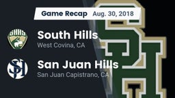 Recap: South Hills  vs. San Juan Hills  2018