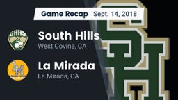 Recap: South Hills  vs. La Mirada  2018