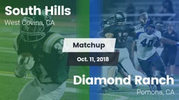 Matchup: South Hills vs. Diamond Ranch  2018