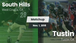 Matchup: South Hills vs. Tustin  2018
