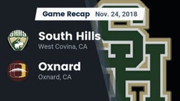 Recap: South Hills  vs. Oxnard  2018