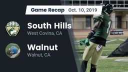 Recap: South Hills  vs. Walnut  2019