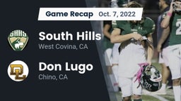 Recap: South Hills  vs. Don Lugo  2022