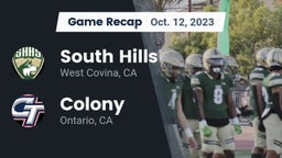 Recap: South Hills  vs. Colony  2023